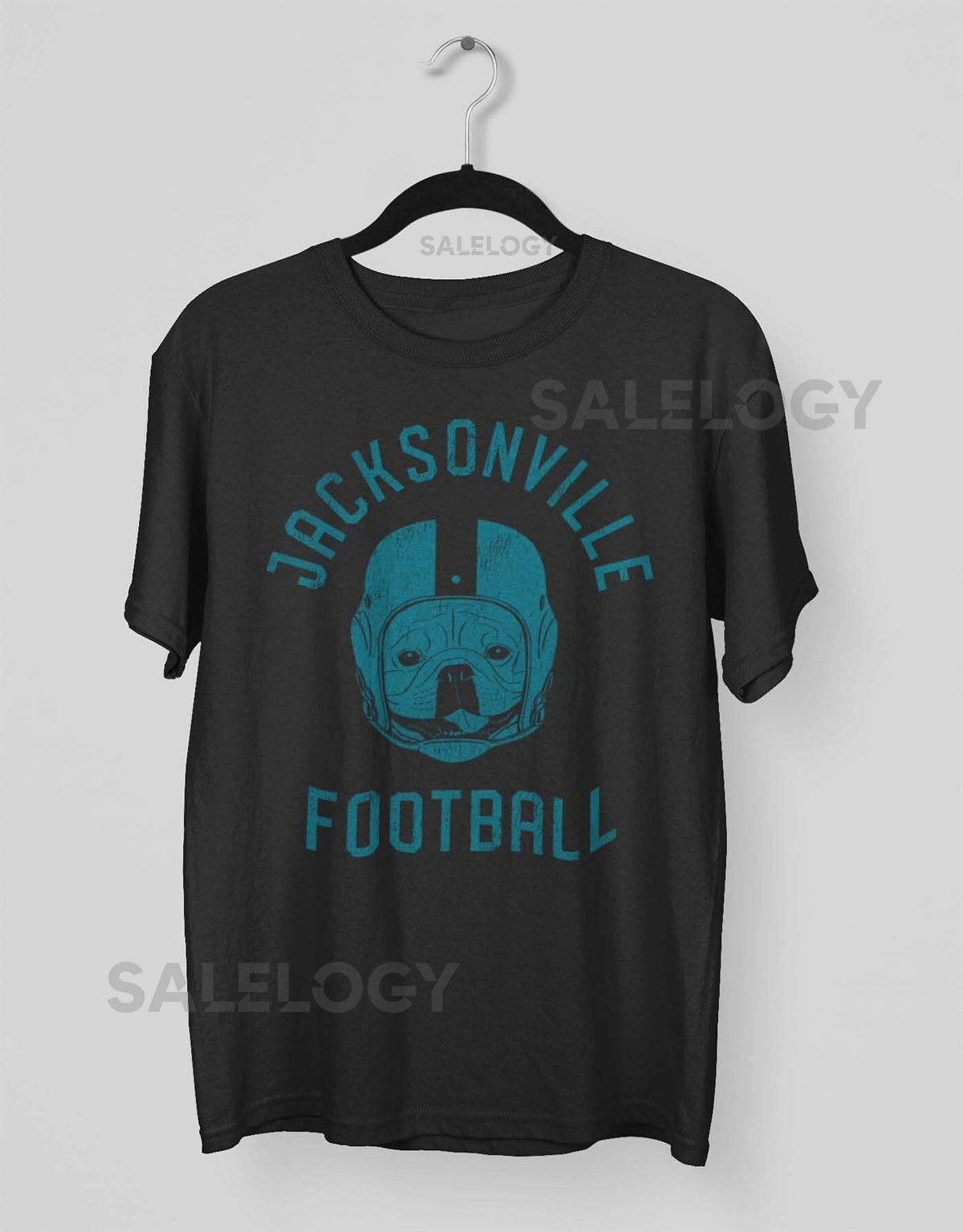 Jacksonville Football French Bulldog T-Shirt Dog Lover Gift for Jacksonville Jaguar_594