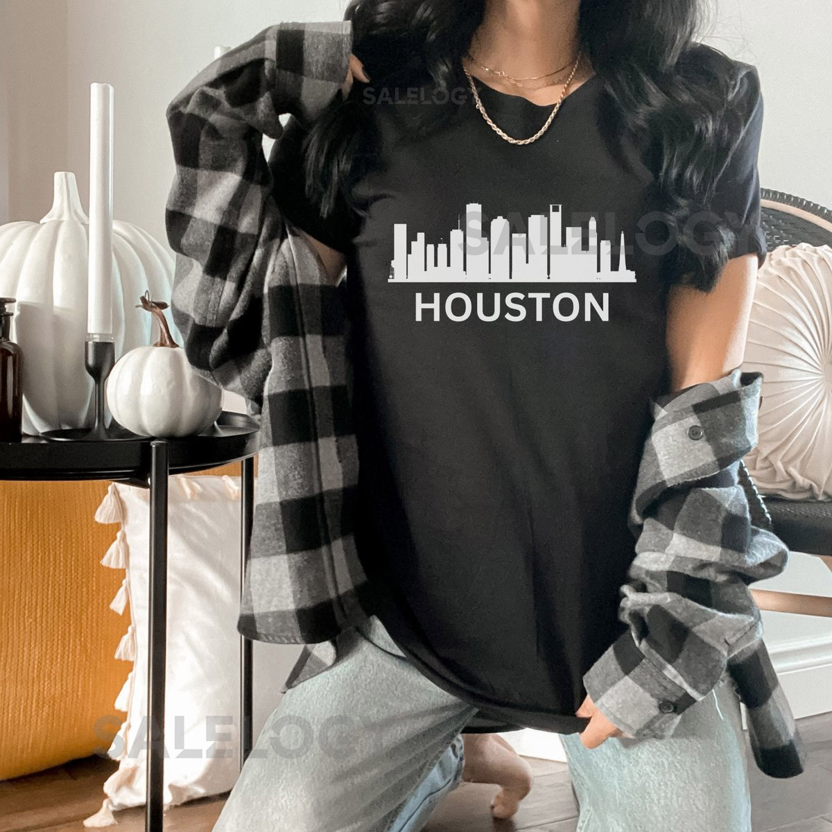 Houston Skyline Shirt Texas City Gi_304
