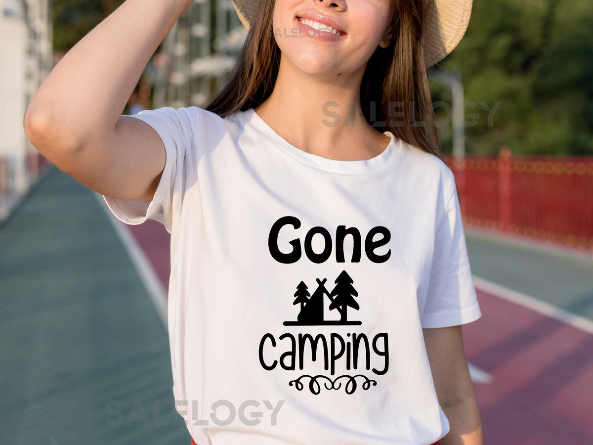Gone Camping T-Shirt-Customized Graphic Unisex Tee - Nature Inspired Gift - Camping Escapades Tee - Nature Lover Tee - Camping Fun_365