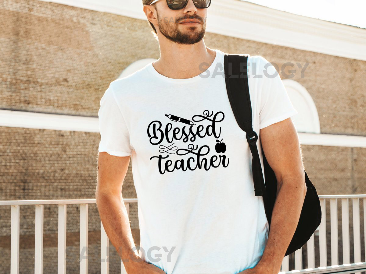 Blessed Teacher T-Shirt - Customized Graphic Unisex Tee - Gift For Teacher's Day - Teacher Appreciation Tee - Teacher Love - Casual Wear_107