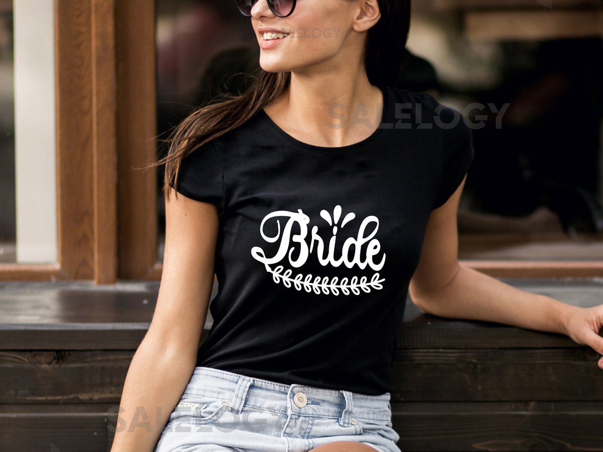 Bride T-Shirt - Customized Graphic Unisex Tee - Gift For Bride - Casual Wear - Wedding Vibes - Bridal Shower Tee - Bachelorette party Tee_151