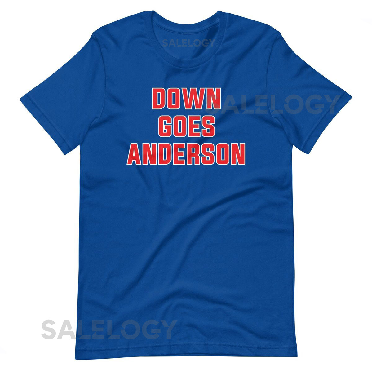 Down Goes Anderson Tee - Funny Guardians Baseball T-Shirt_419