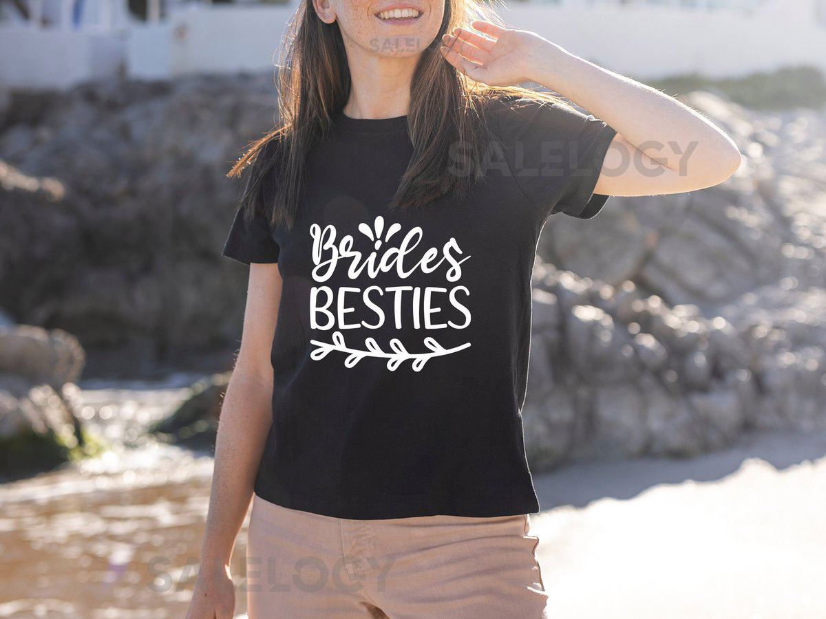 Brides Besties T-Shirt - Customized Graphic Unisex Tee - Bestfriends Tee - Wedding Vibes - Bridal Shower Tee - Bachelorette party Tee_154