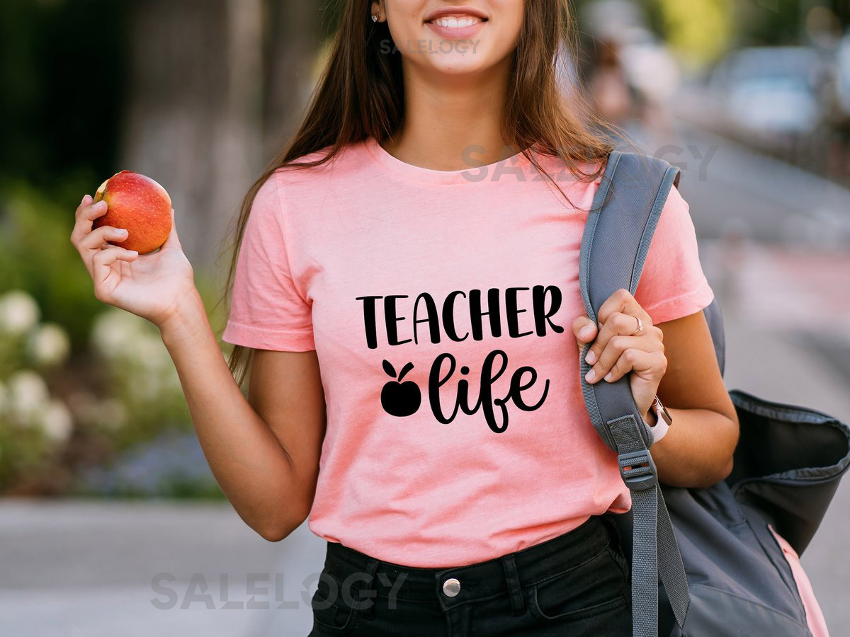 Teacher Life T-Shirt - Customized Graphic Unisex Tee - Educator - Teacher Appreciation Tee - Classroom Heroes - Teaching Profession Tee_996