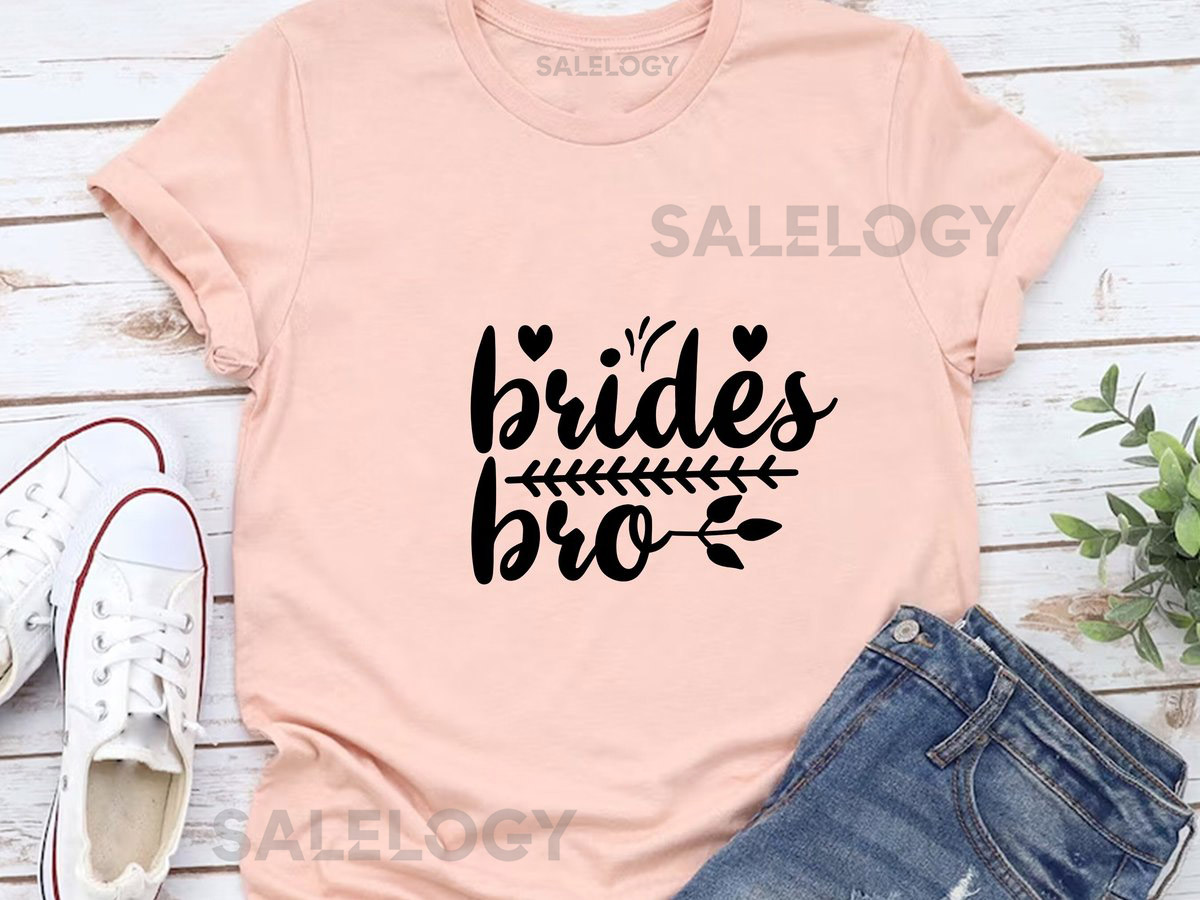 Brides Bro T-Shirt - Customized Graphic Boys Tee - Casual Wear - Wedding Vibes - Wedding Celebrations - Bachelorette party Tee -Bridal Party_157