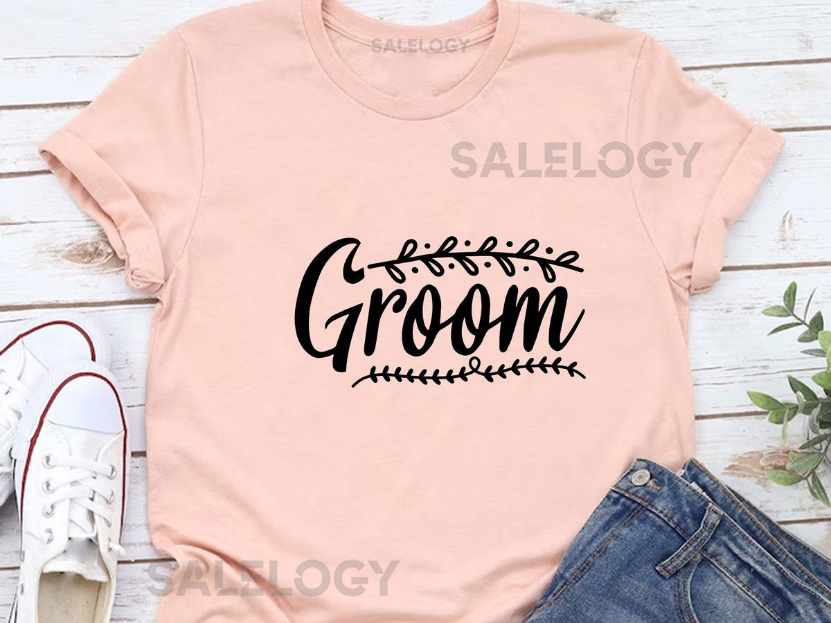 Groom T-Shirt - Customized Graphic Tee - Gift For Groom - Casual Wear - Wedding Vibes - Boys Tee - Bachelorette party Tee - Gift For Men_390