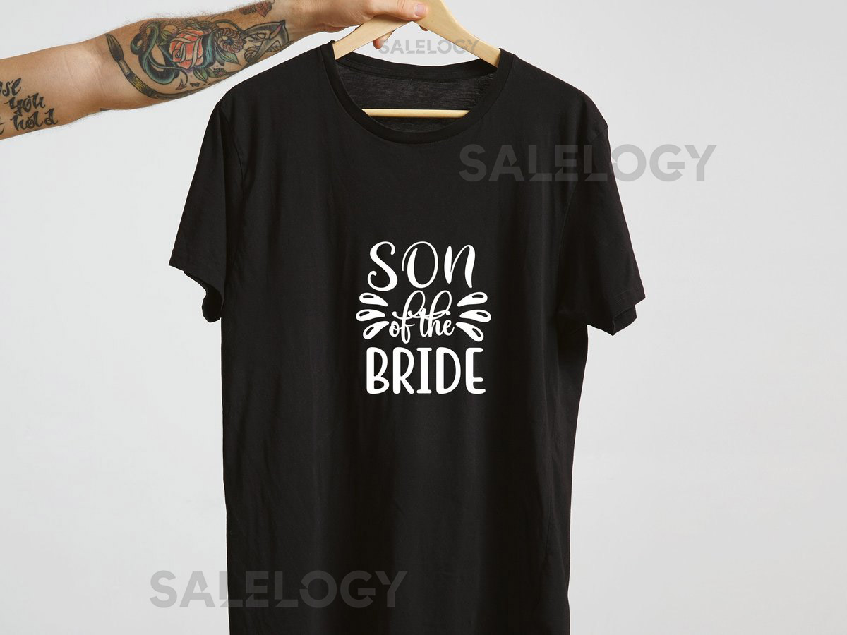Son of the Bride T-Shirt - Customized Graphic Men Tee - Casual Wear - Wedding Vibes - Mother's Wedding Day - Special Wedding Role Tee_938