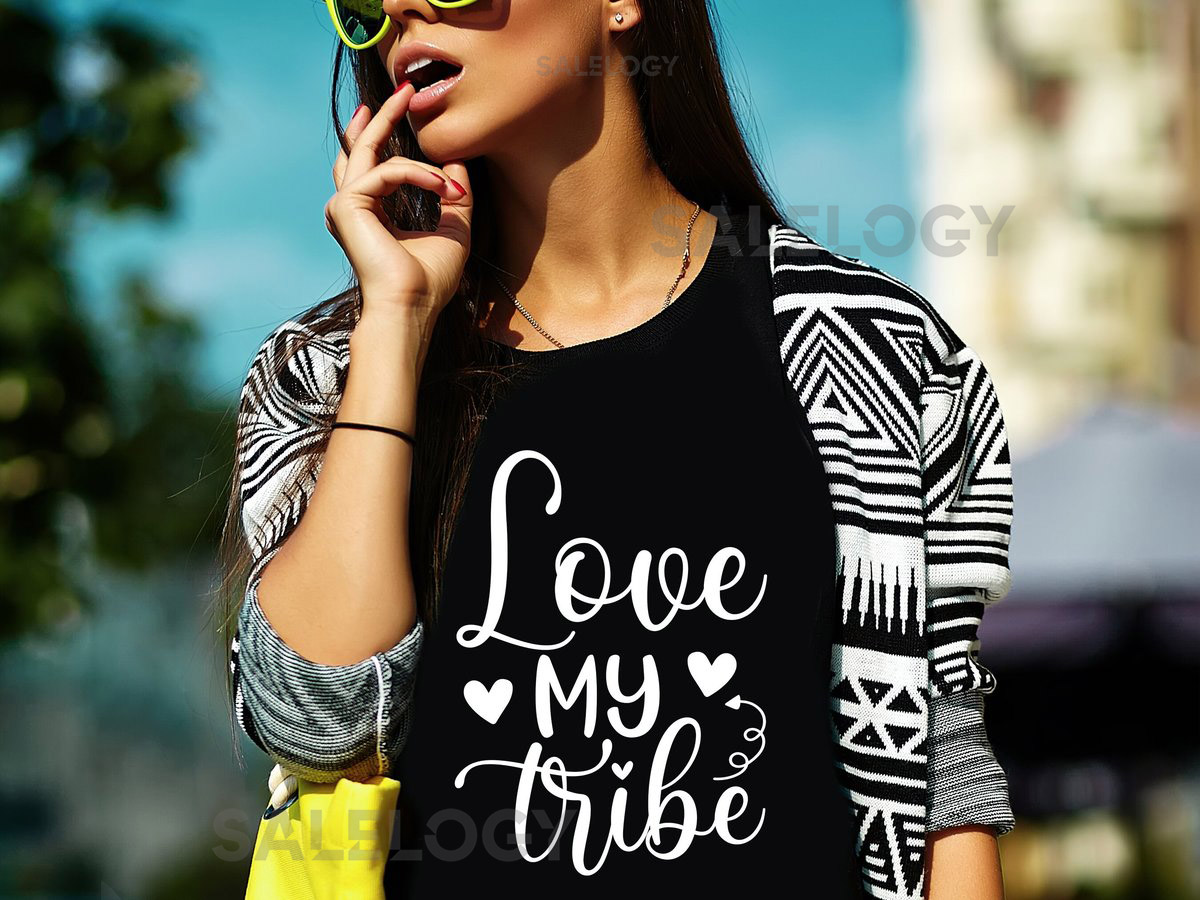 Love My Tribe T-Shirt - Customized Graphic Unisex Tee - Casual Wear - Wedding Vibes - Wedding Squad - Meaningful Bonds - Bestfriends_662
