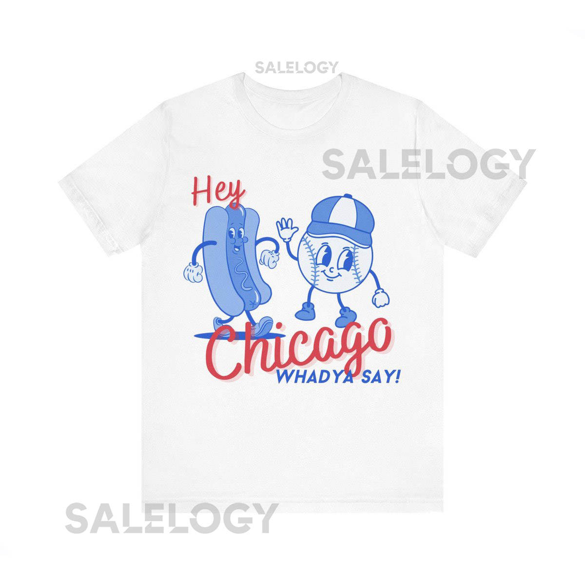 Chicago Cubs Cartoon Short Sleeve Tee_182