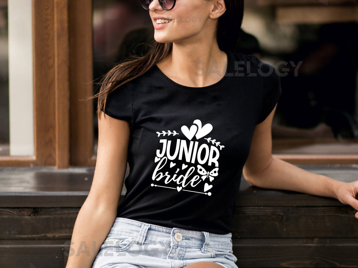 Junior Bride T-Shirt - Customized Graphic Tee - Gift For Bride - Casual Wear - Wedding Vibes - Bridal Shower Tee - Bachelorette party Tee_591