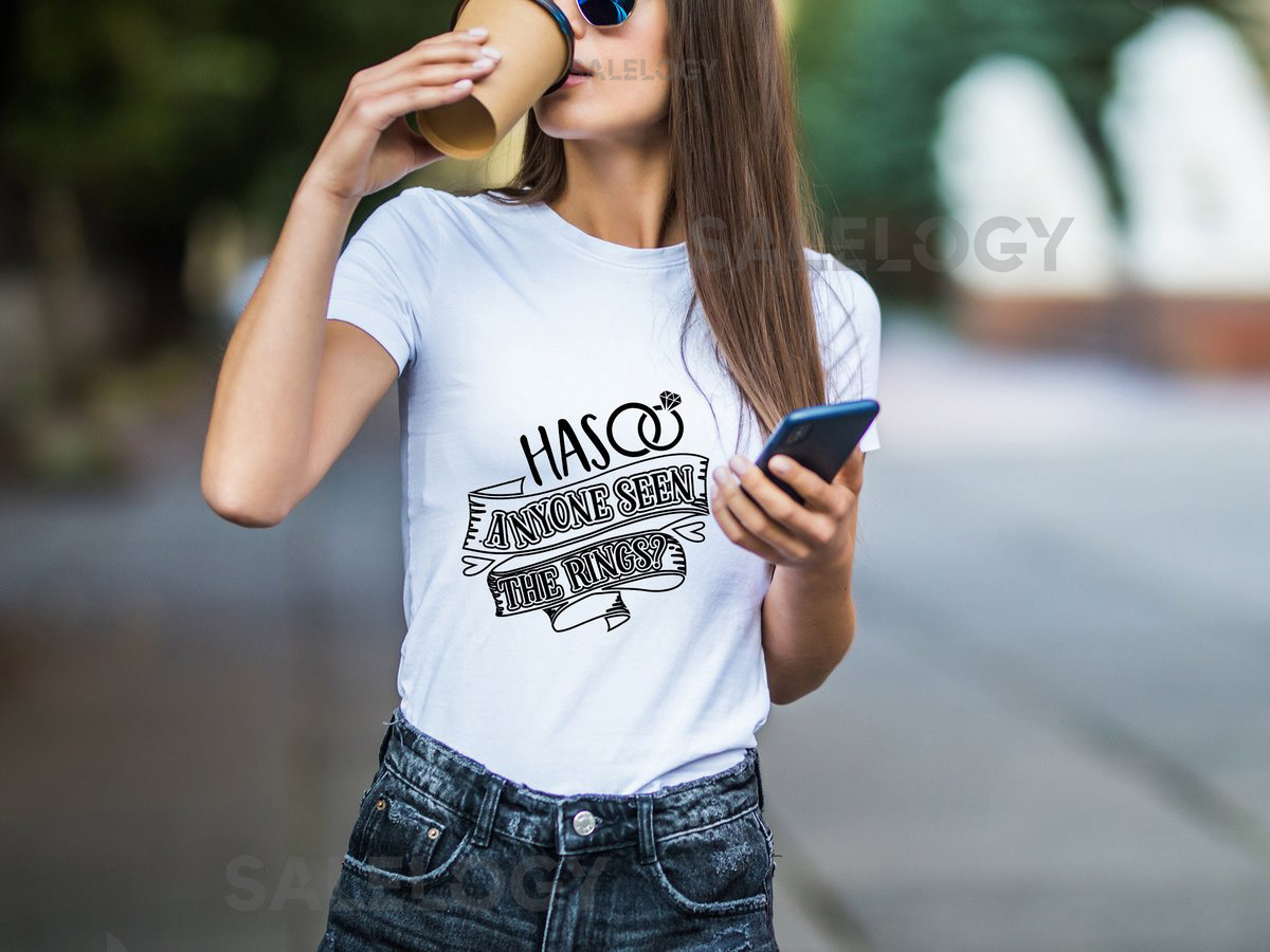 Has Anyone Seen the Rings T-Shirt - Customized Graphic Unisex Tee - Pre-Wedding Fun - Wedding Vibes - Bridal Party Tee - Ring Search_432