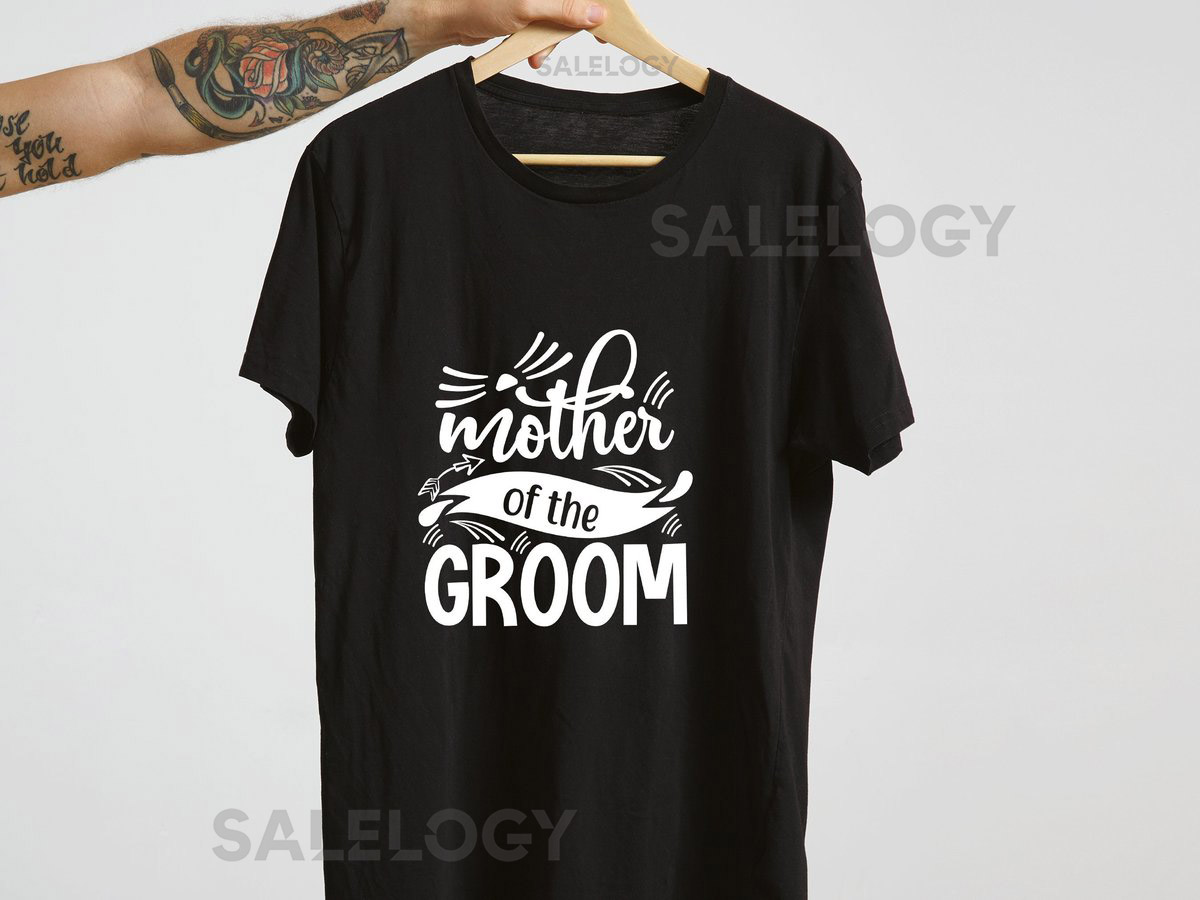 Mother of the Groom T-Shirt - Customized Graphic Women Tee - Casual Wear - Wedding Vibes - Family Love -Special Wedding Role Tee -Mom's Love_708