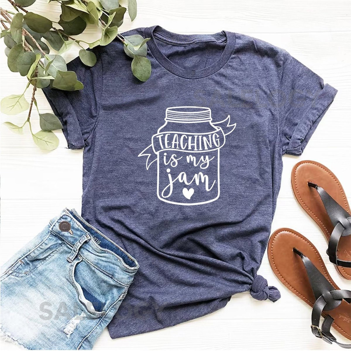 Teaching Is My Jam T-Shirt - Customized Graphic Unisex Tee - Gift For Teacher's Day - Teacher Appreciation Tee - Teacher Love -Casual Wear_1024