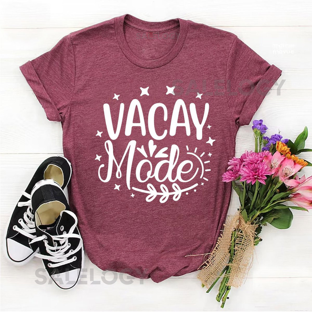 Vacay Mode T-Shirt - Customized Graphic Unisex Tee - Gift For Teachers - Summer Break - Summer Vacations Tee - Teacher Life - Summer Getaway_1165