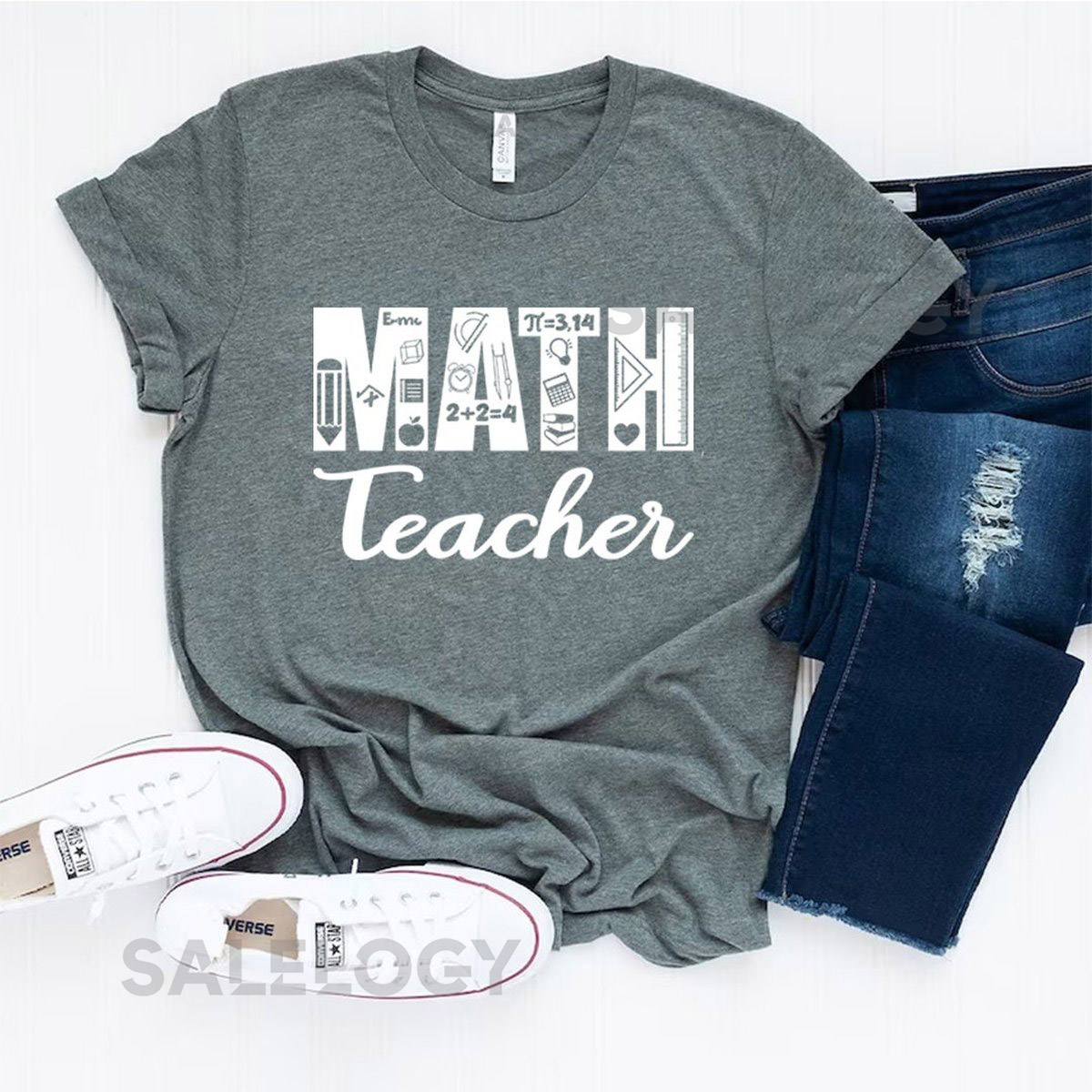 Math Teacher T-Shirt - Customized Graphic Unisex Tee - Teacher Roles - Math Learning Tee -Educator Excellence - Math Curriculum_681