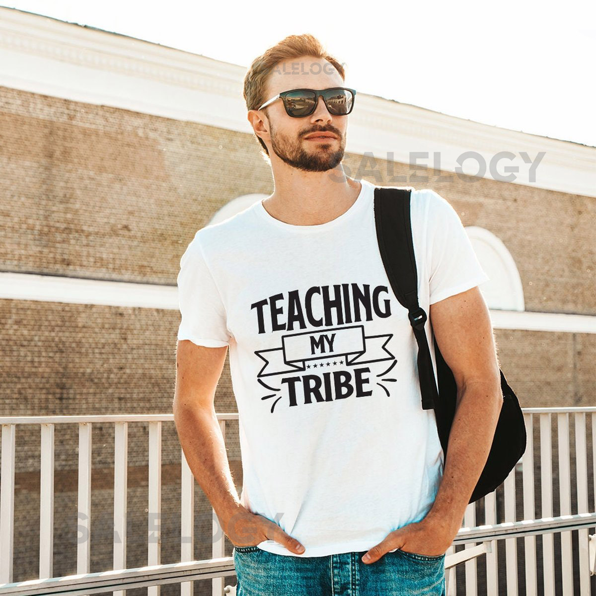 Teaching My Tribe T-Shirt - Customized Graphic Unisex Tee - Gift For Teacher's Day - Teacher Appreciation Tee - Teacher Support -Casual Wear_1027