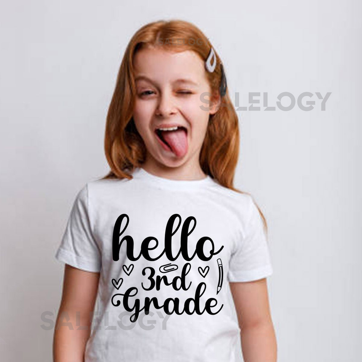 Hello 3rd Grade T-Shirt - Customized Graphic Unisex Tee -School Life -Milestone Tee -Educational Journey -Young Scholar -First Day of School_434