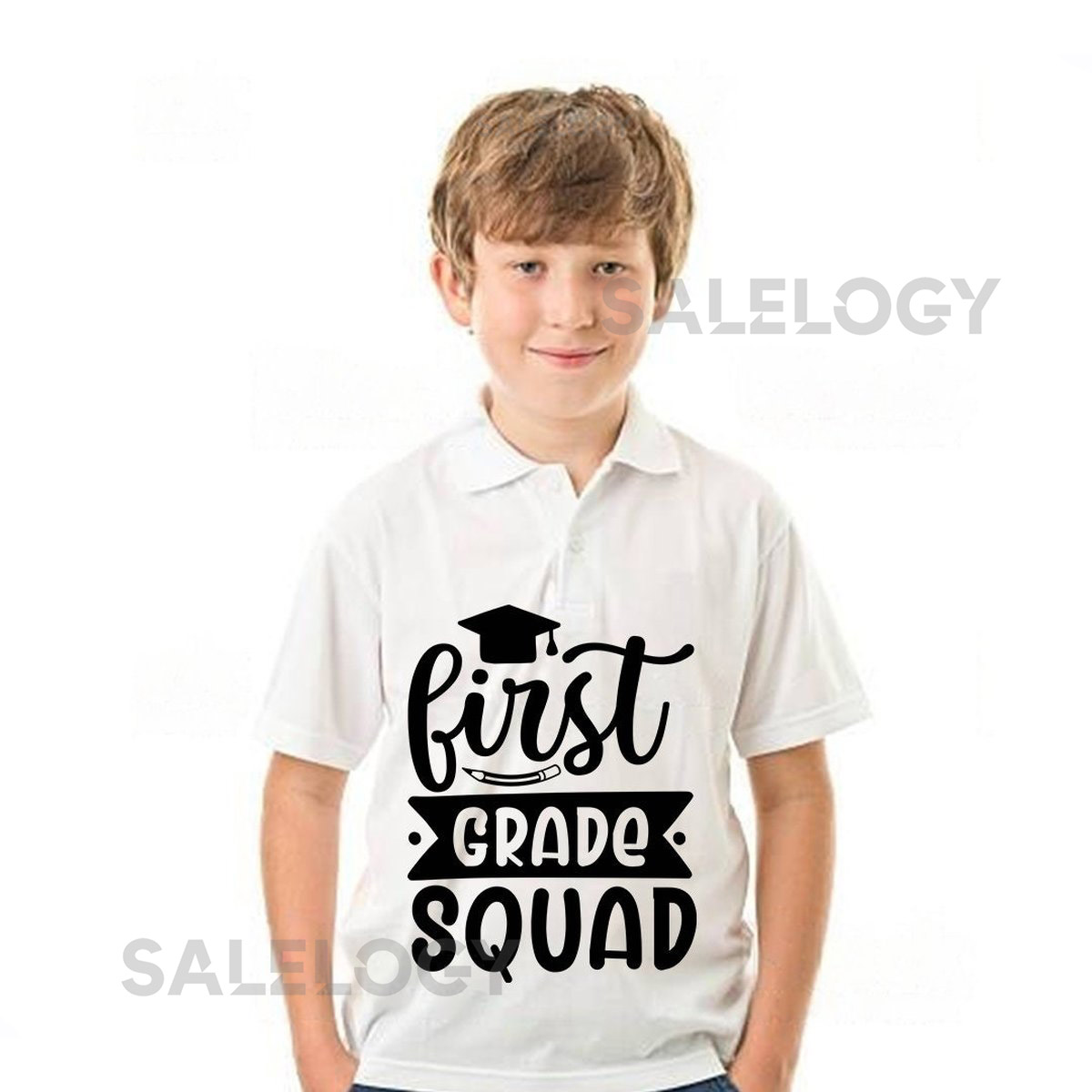First Grade Squad T-Shirt - Customized Graphic Unisex Tee - School Memories - Group Identity Tee - Lasting Friendships - School Journey_324