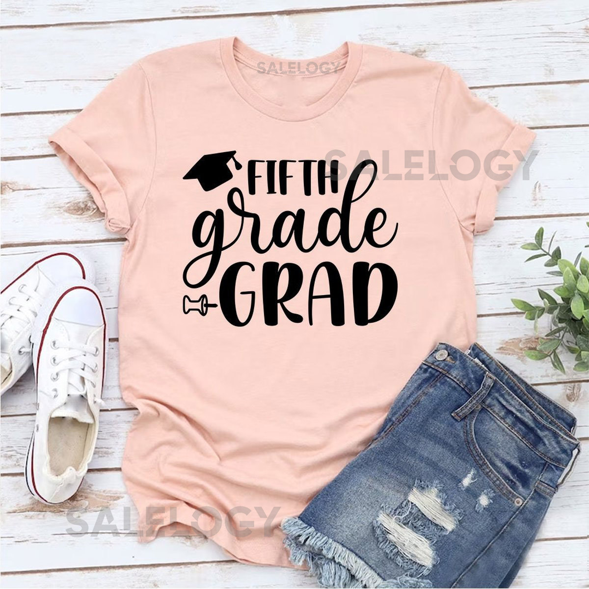 Fifth Grade Grad T-Shirt - Customized Graphic Unisex Tee - School Memories - Identity Tee - Graduation Party - School Journey - Farewell_310