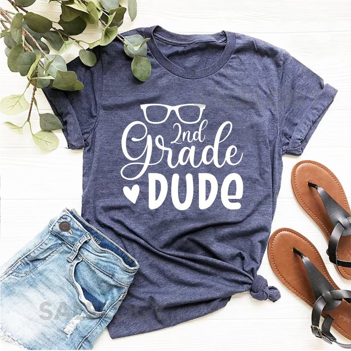 2nd Grade Dude T-Shirt - Customized Graphic Unisex Tee - School Memories - School Journey- Academic Success -Resilience determination_10