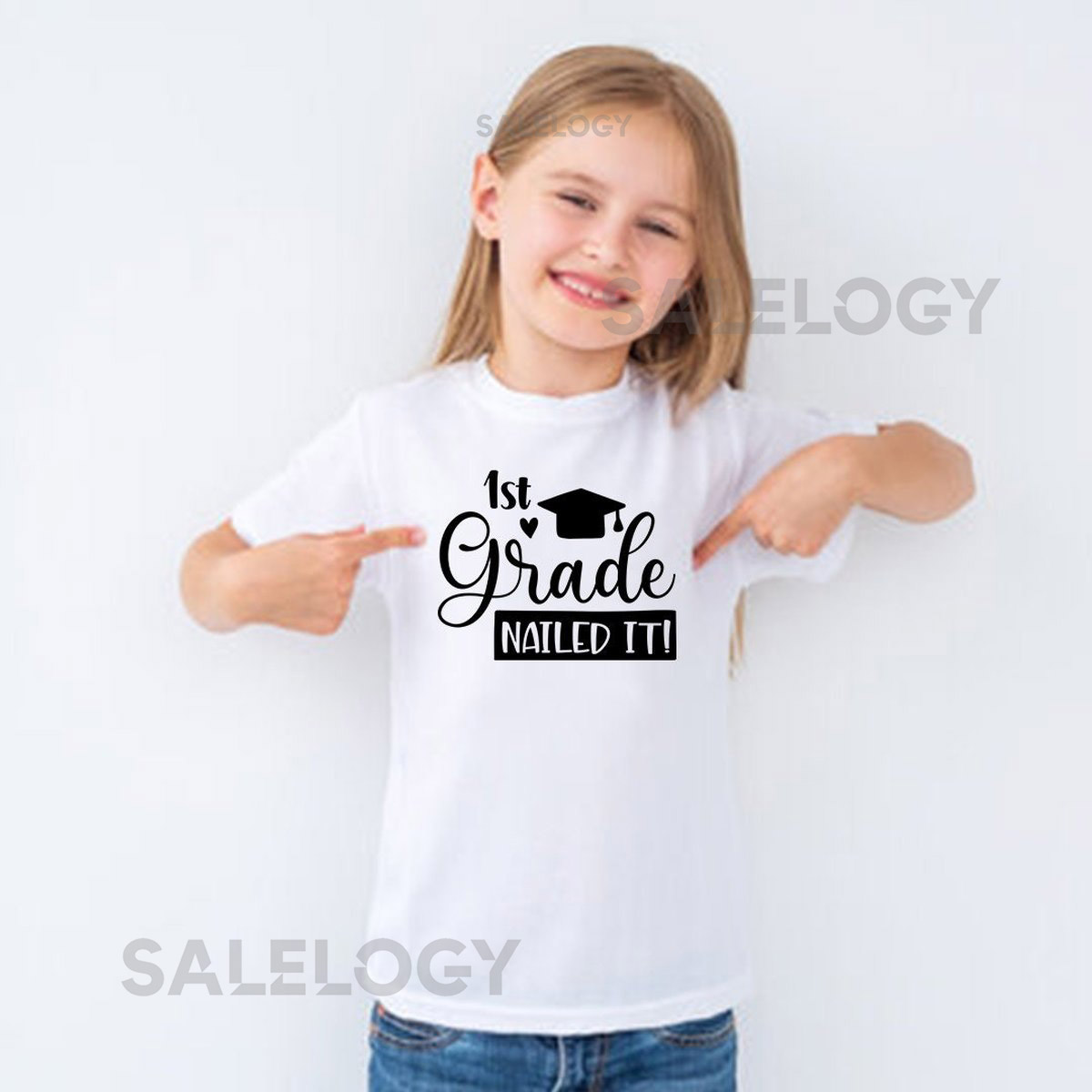 1st Grade Nailed It T-Shirt - Customized Graphic Unisex Tee - School Memories - School Journey- Academic Success -Resilience Determination_9