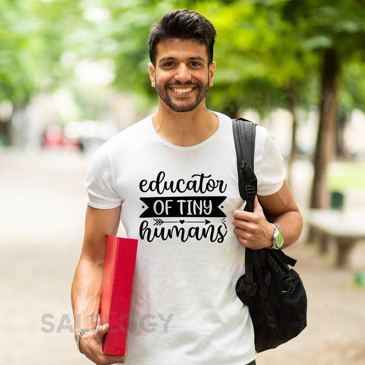 Educator of Tiny Humans T-Shirt - Customized Graphic Unisex Tee - Gift For Teacher's Day - Teacher Appreciation Tee - Kindergarten Teacher_269