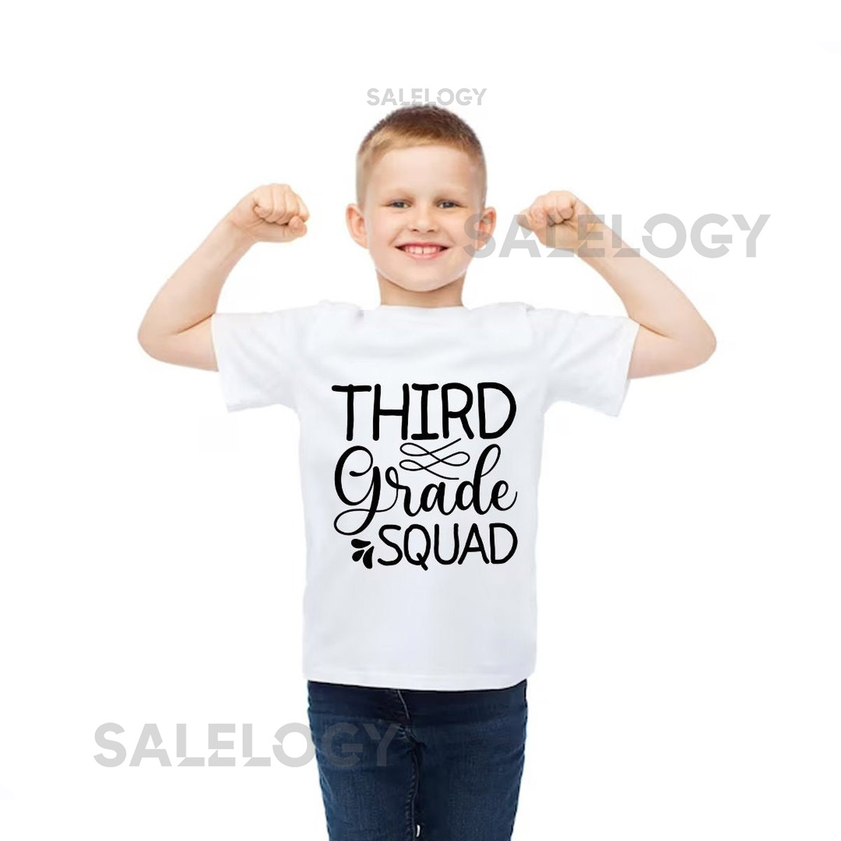 Third Grade Squad T-Shirt - Customized Graphic Unisex Tee - School Memories - Group Identity Tee - Lasting Friendships - School Journey_1097
