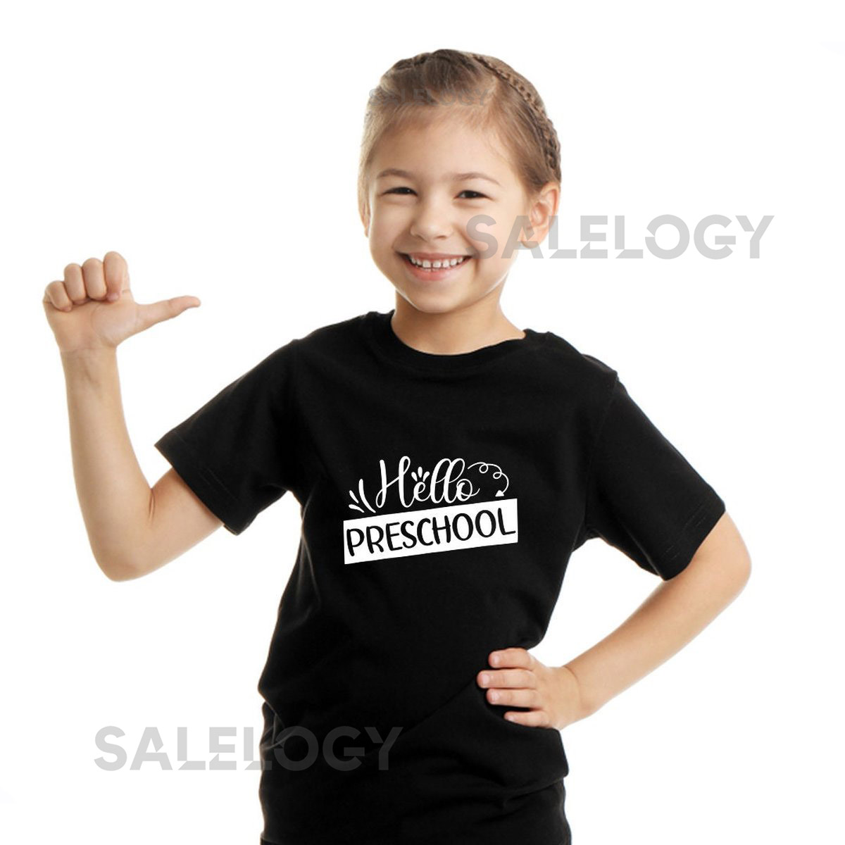 Hello Preschool T-Shirt - Customized Graphic Unisex Tee - First Day Of School Tee - Back To School - Pre-School Life Tee_456
