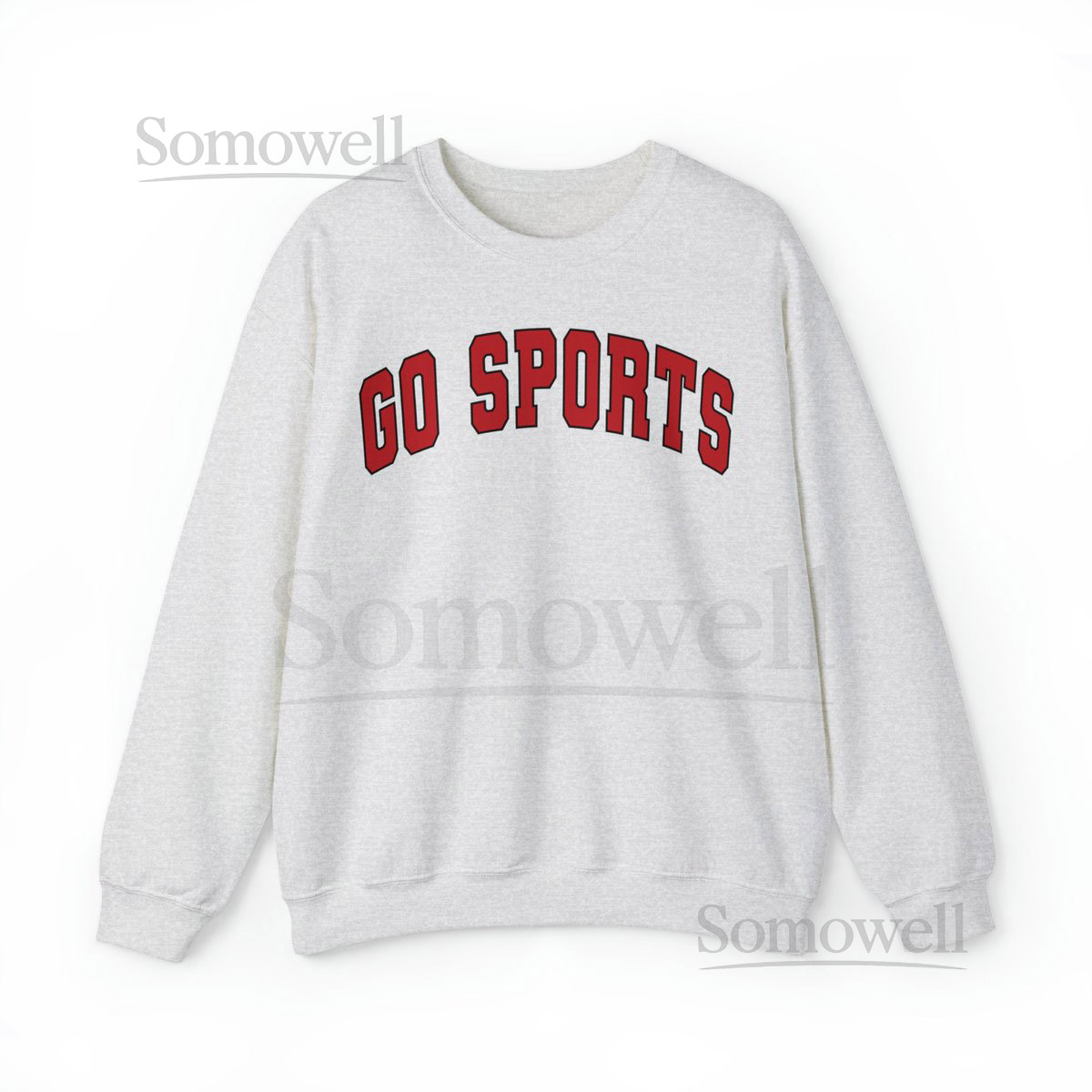 Arizona Cardinals Sweatshirt - Unisex Heavy Blend Crewneck Sweatshirt - Red with Black GO SPORTS logo Arizona Cardinals Cincinnatti Reds_47