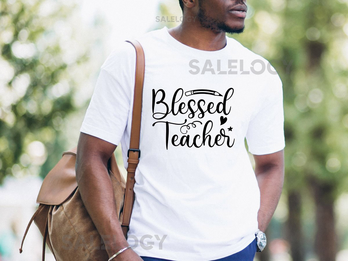 Blessed Teacher T-Shirt - Customized Graphic Unisex Tee - Gift For Teacher's Day - Teacher Appreciation Tee - Teacher Love - Casual Wear_111