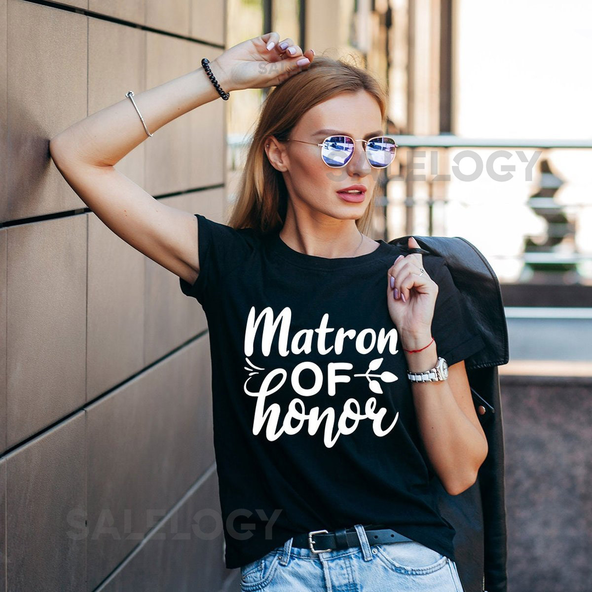 Matron of Honor T-Shirt - Customized Graphic Unisex Tee - Bachelorette Party - Wedding Preparations - Bridal Party Tee - Gift for Matron_682