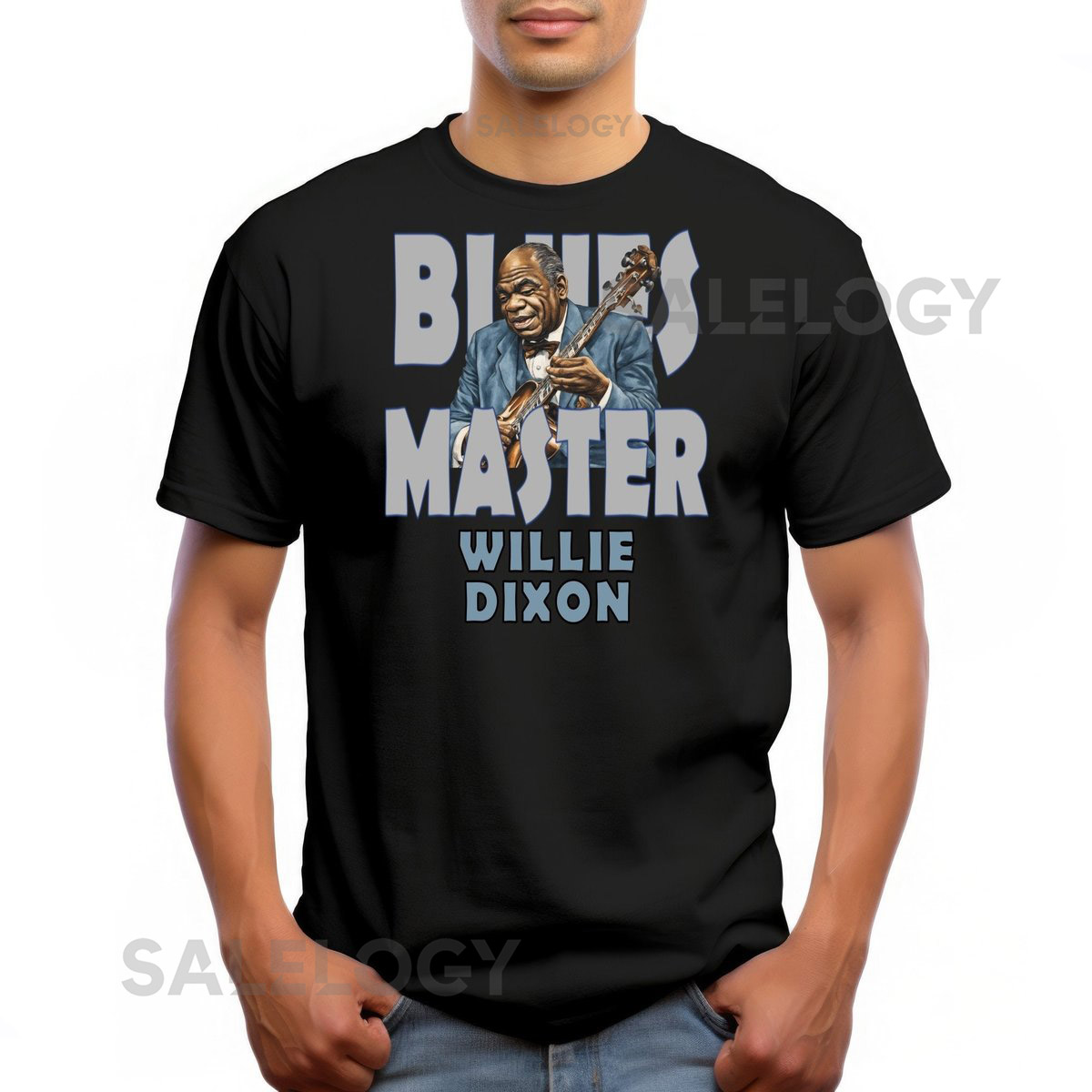 Willie Dixon Blues Music T Shirt Blues Master Cotton Tee_797