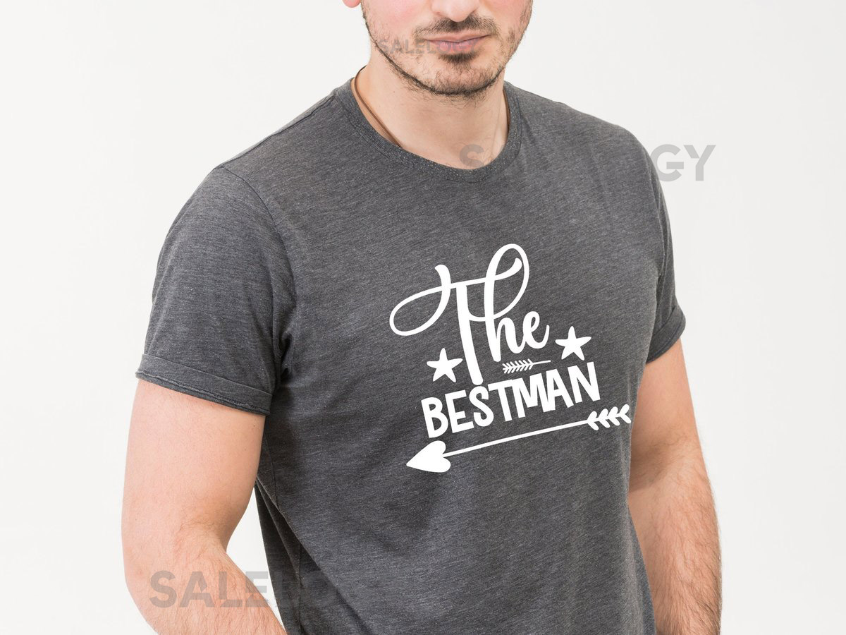 The Best Man T-Shirt - Customized Graphic Men Tee - Casual Wear - Bestfriends Goals - Groom's Best Man Tee - Wedding Support - Wedding Party_1069