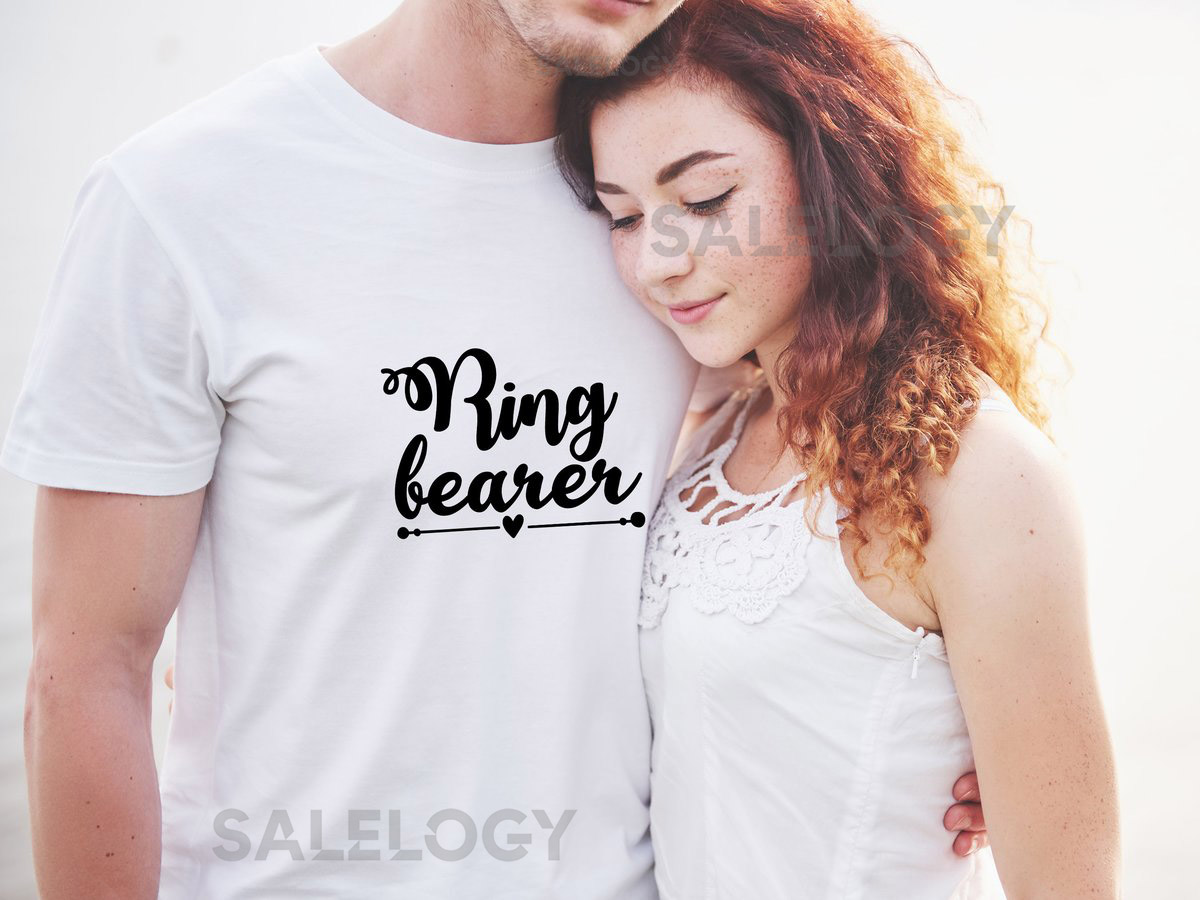 Ring Bearer T-Shirt - Customized Graphic Unisex Tee - Casual Wear - Wedding Vibes - Bridal Party Tee - Little Helper - Youngest Member Tee_879