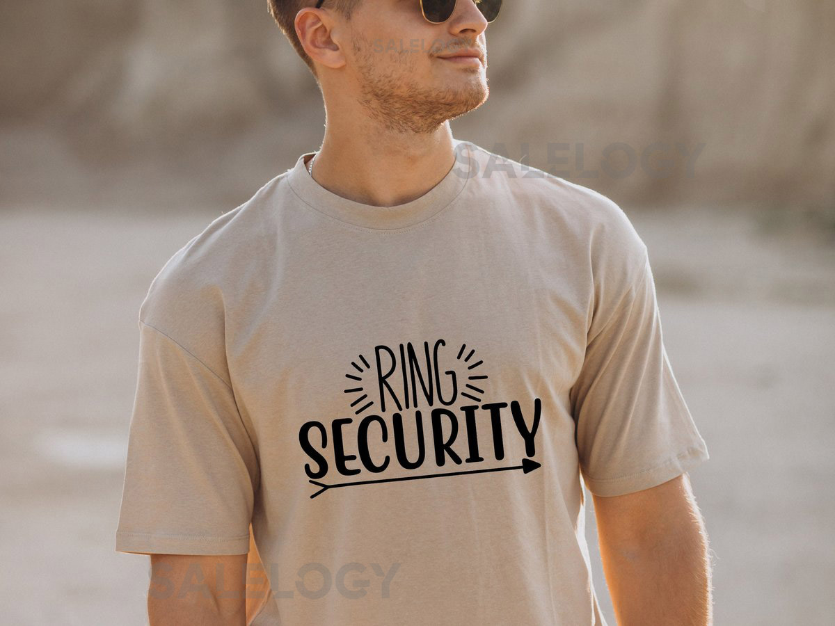 Ring Security T-Shirt - Customized Graphic Unisex Tee - Casual Wear - Wedding Vibes - Bridal Party Tee - Little Helper - Youngest Member Tee_883