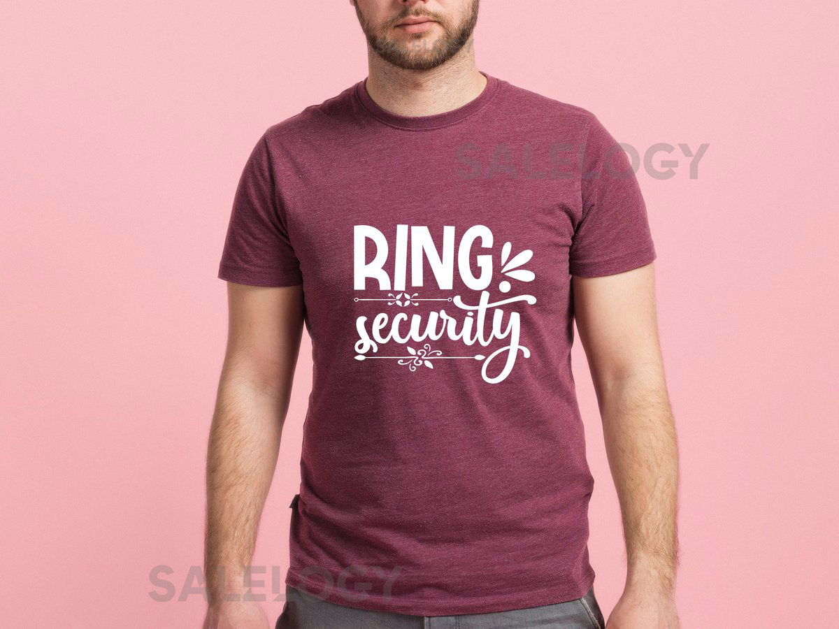 Ring Security T-Shirt - Customized Graphic Unisex Tee - Casual Wear - Wedding Vibes - Bridal Party Tee - Little Helper - Youngest Member Tee_884