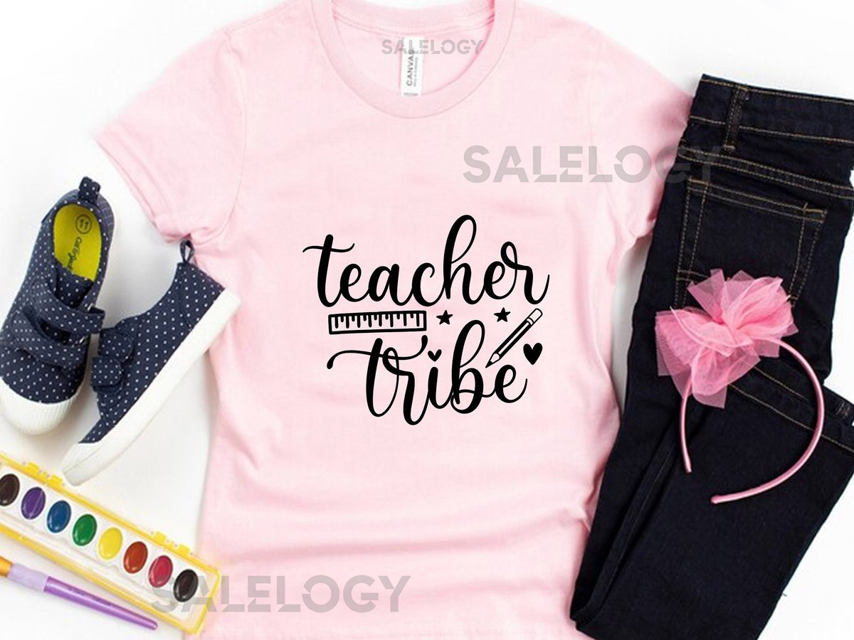 Teacher Tribe T-Shirt - Customized Graphic Unisex Tee - Gift For Teacher's Day - Teacher Appreciation Tee - Teacher Friends - Teacher Pride_1002