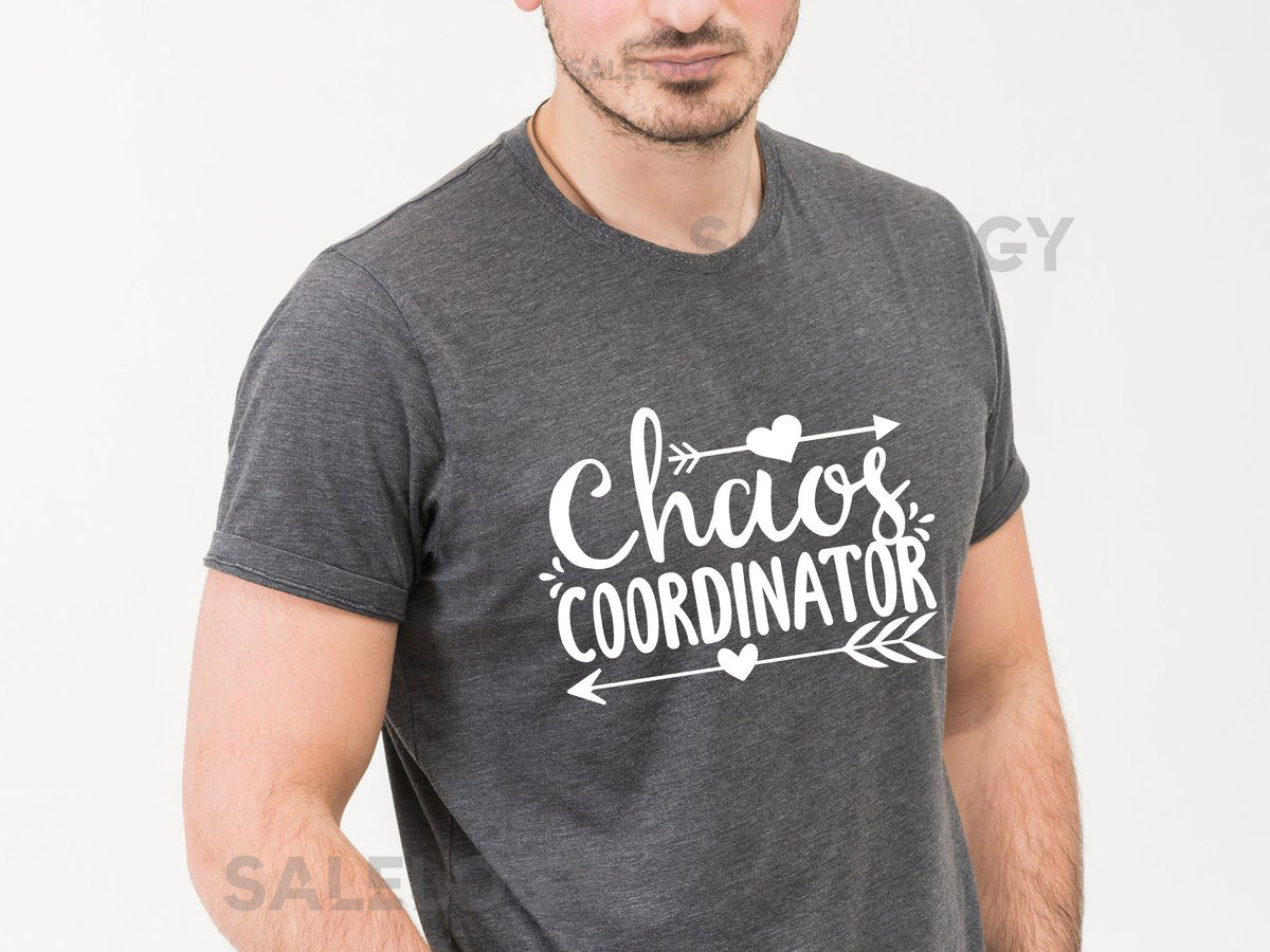 Chaos Coordinator T-Shirt - Customized Graphic Unisex Tee - Casual Wear - Busy Bee - Multitasking- Funny Humor Tee-Daily Chaos-Life Juggling_207