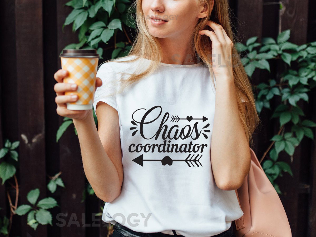 Chaos Coordinator T-Shirt - Customized Graphic Unisex Tee - Casual Wear - Busy Bee - Multitasking- Funny Humor Tee-Daily Chaos-Life Juggling_208