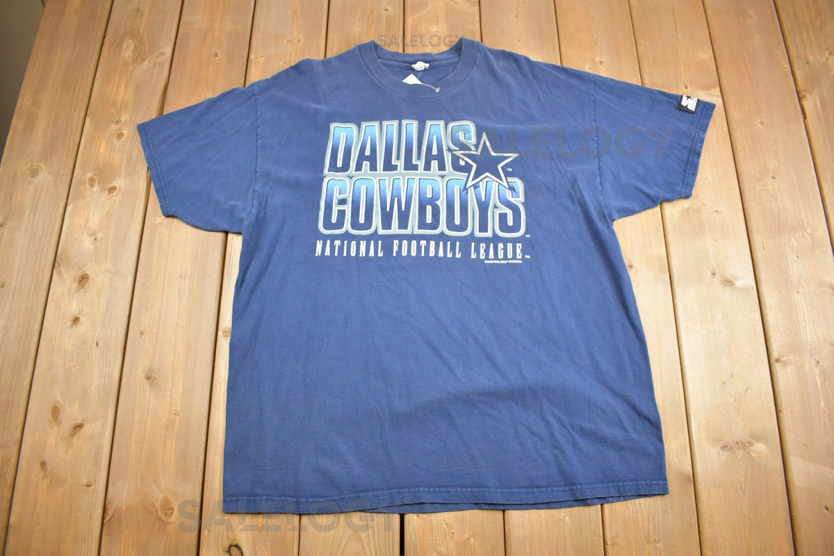 Vintage 1998 Dallas Cowboys NFL Single Stitch T-Shirt NFL Tee Streetwear American Football Vintage Starter_485