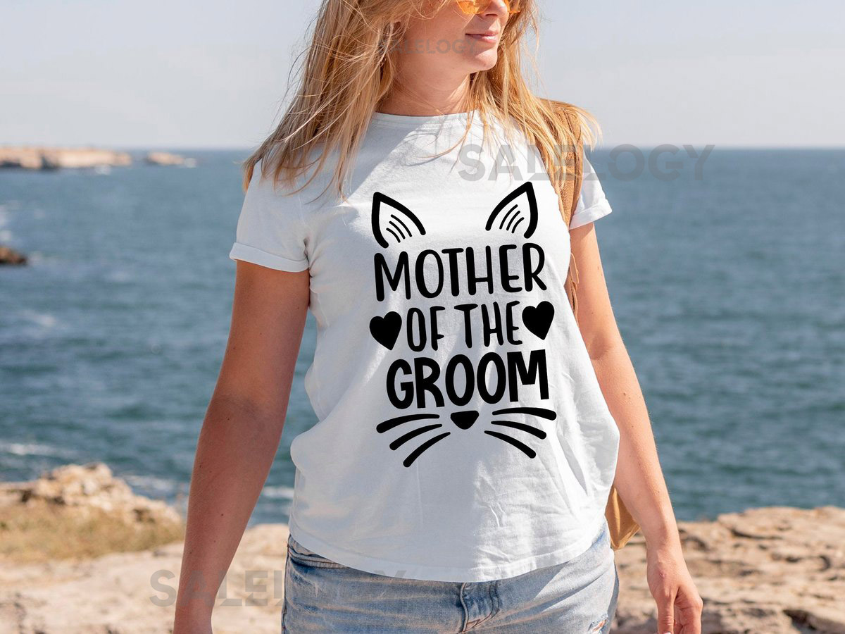 Mother of the Groom T-Shirt - Customized Graphic Women Tee - Casual Wear - Wedding Vibes - Family Love -Special Wedding Role Tee -Mom's Love_709