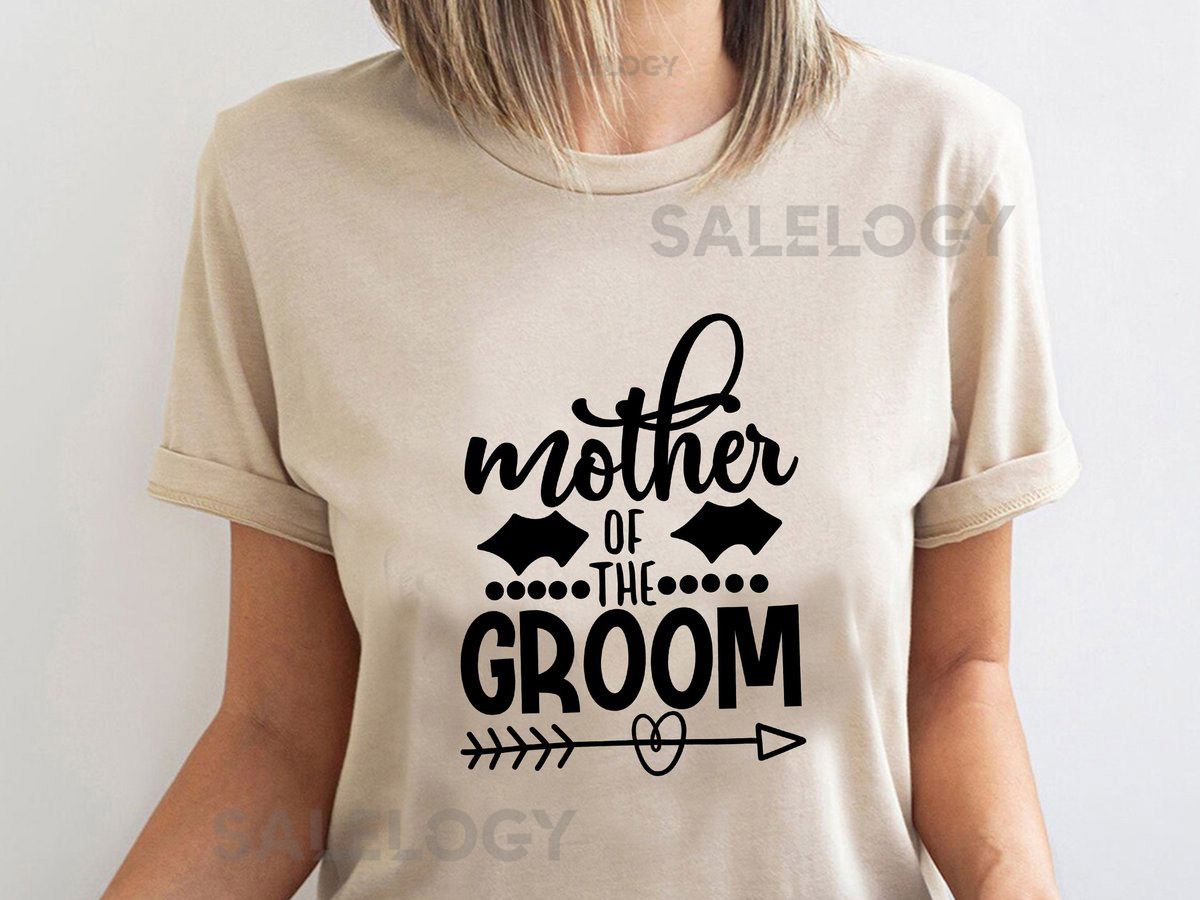 Mother of the Groom T-Shirt - Customized Graphic Women Tee - Casual Wear - Wedding Vibes - Family Love -Special Wedding Role Tee -Mom's Love_710