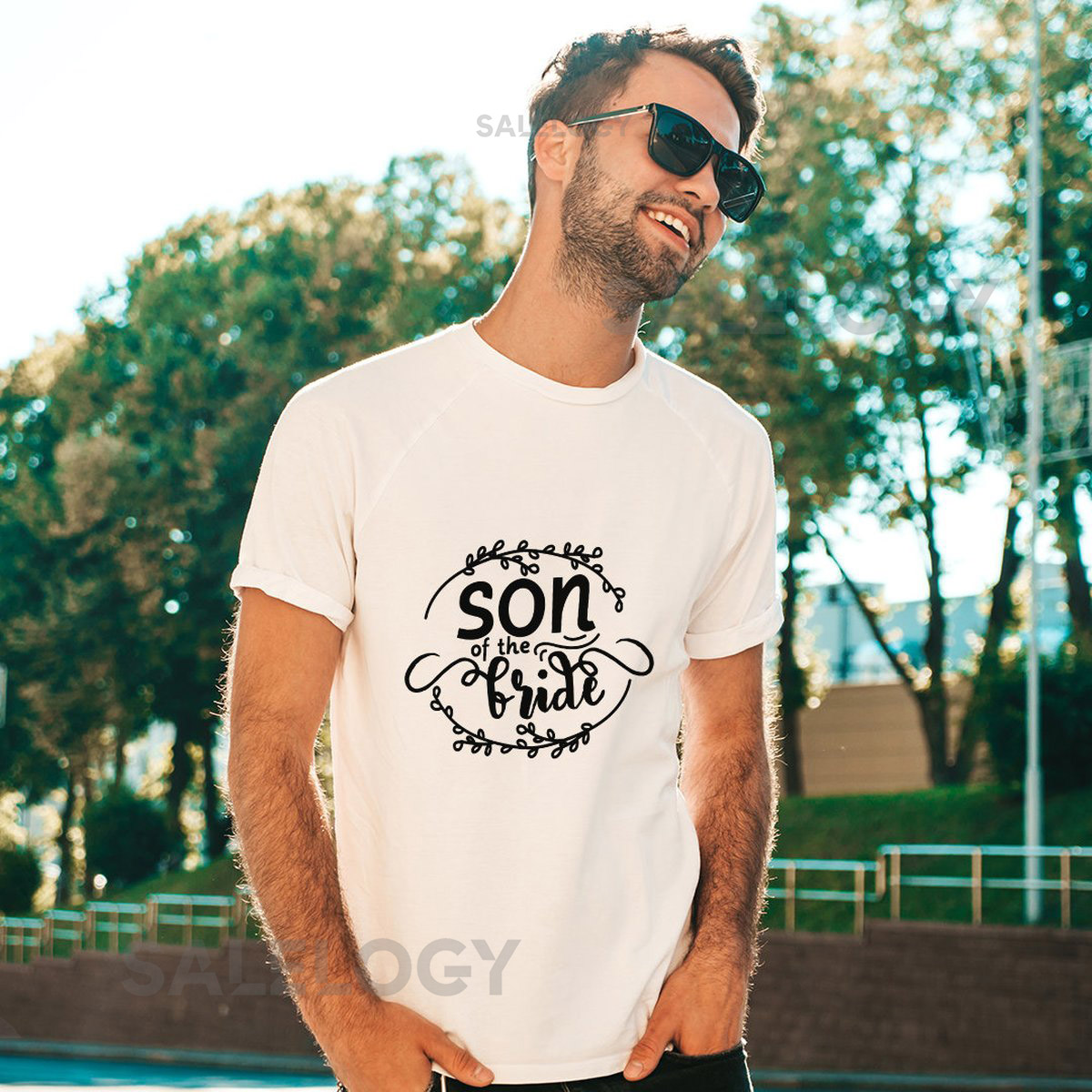 Son of the Bride T-Shirt - Customized Graphic Men Tee - Casual Wear - Wedding Vibes - Mother's Wedding Day - Pure Family Bond_937