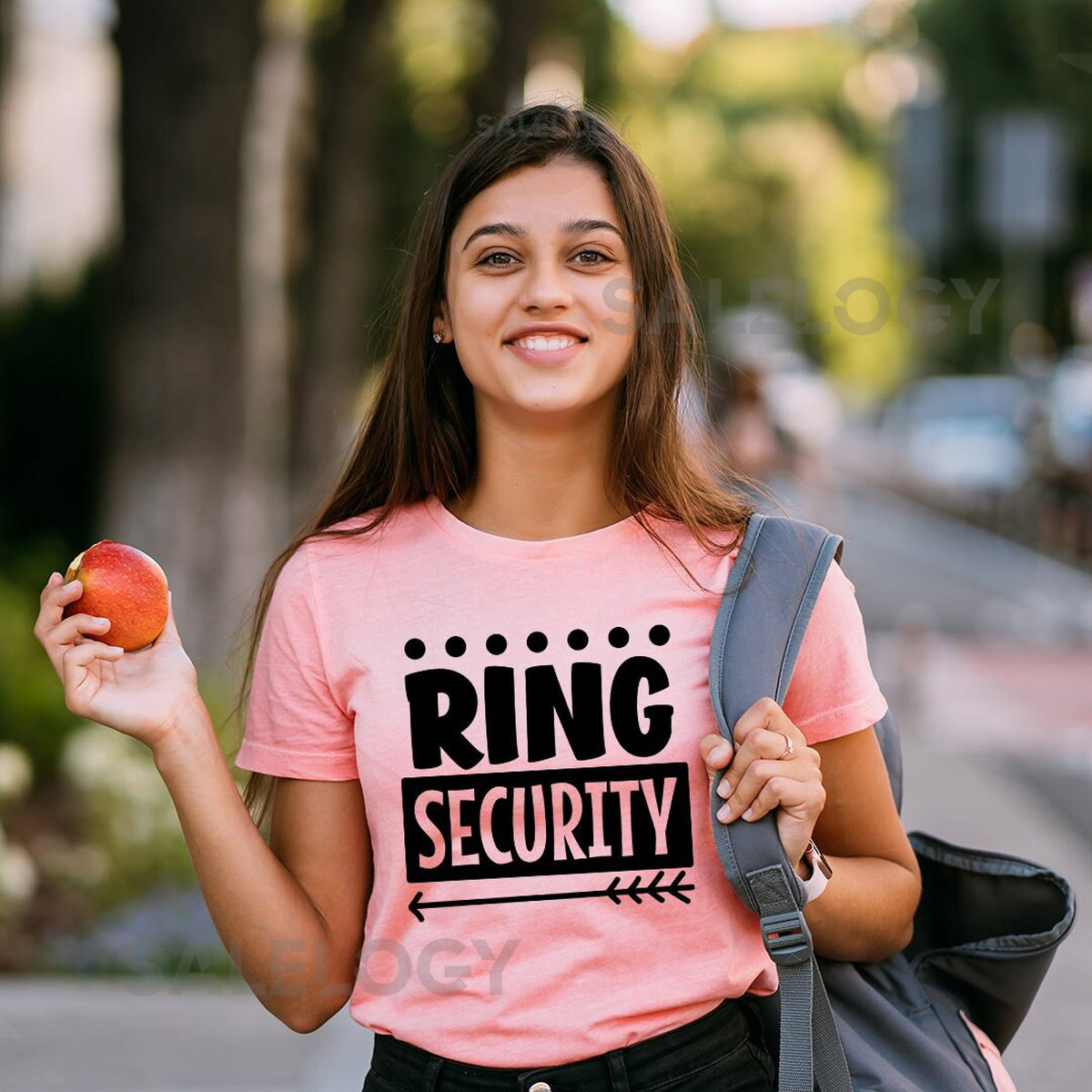 Ring Security T-Shirt - Customized Graphic Unisex Tee - Family Bond -Wedding Celebrations - Bridal Party Tee - Little Helper - Thankyou Gift_886