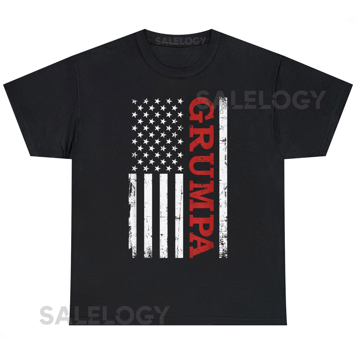 Grumpa Us American Vintage Flag For Grandpa T-Shirt_212