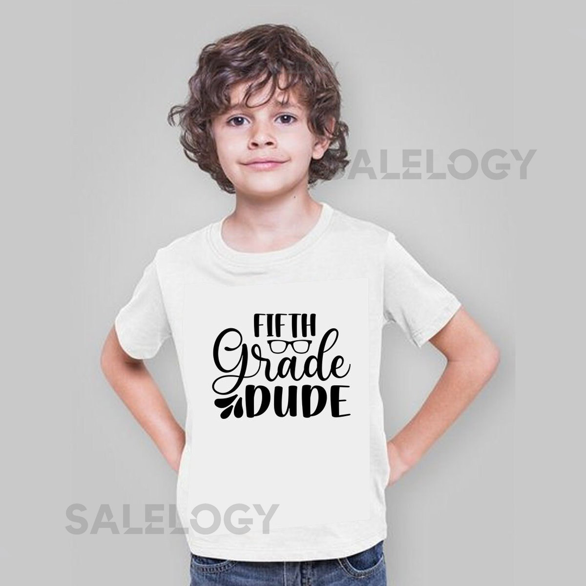 Fifth Grade Dude T-Shirt - Customized Graphic Unisex Tee - School Memories - School Journey- Academic Success -Resilience determination_309