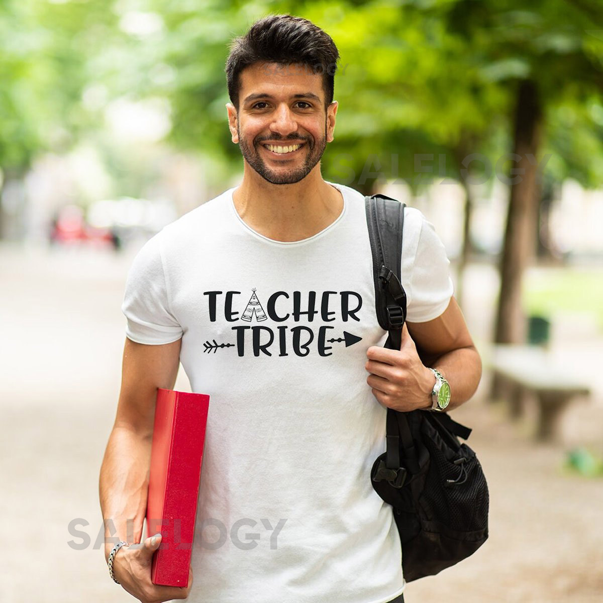 Teacher Tribe T-Shirt - Customized Graphic Unisex Tee - Gift For Teacher's Day - Teacher Appreciation Tee - Teacher Friends - Teacher Pride_1004