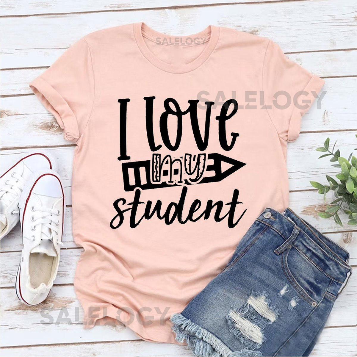 I Love My Students T-Shirt - Customized Graphic Unisex Tee - Gift For Teachers - Teacher Student Bond - Student Love - Student Appreciation_515