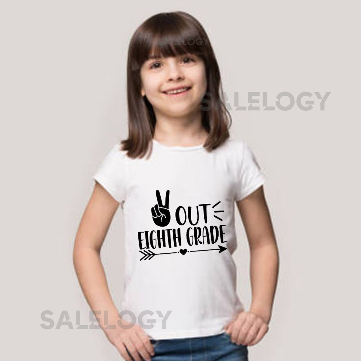 Out Eighth Grade T-Shirt - Customized Graphic Unisex Tee - School Life -Milestone Tee -Educational Journey -Proud Parents -End of Year_779