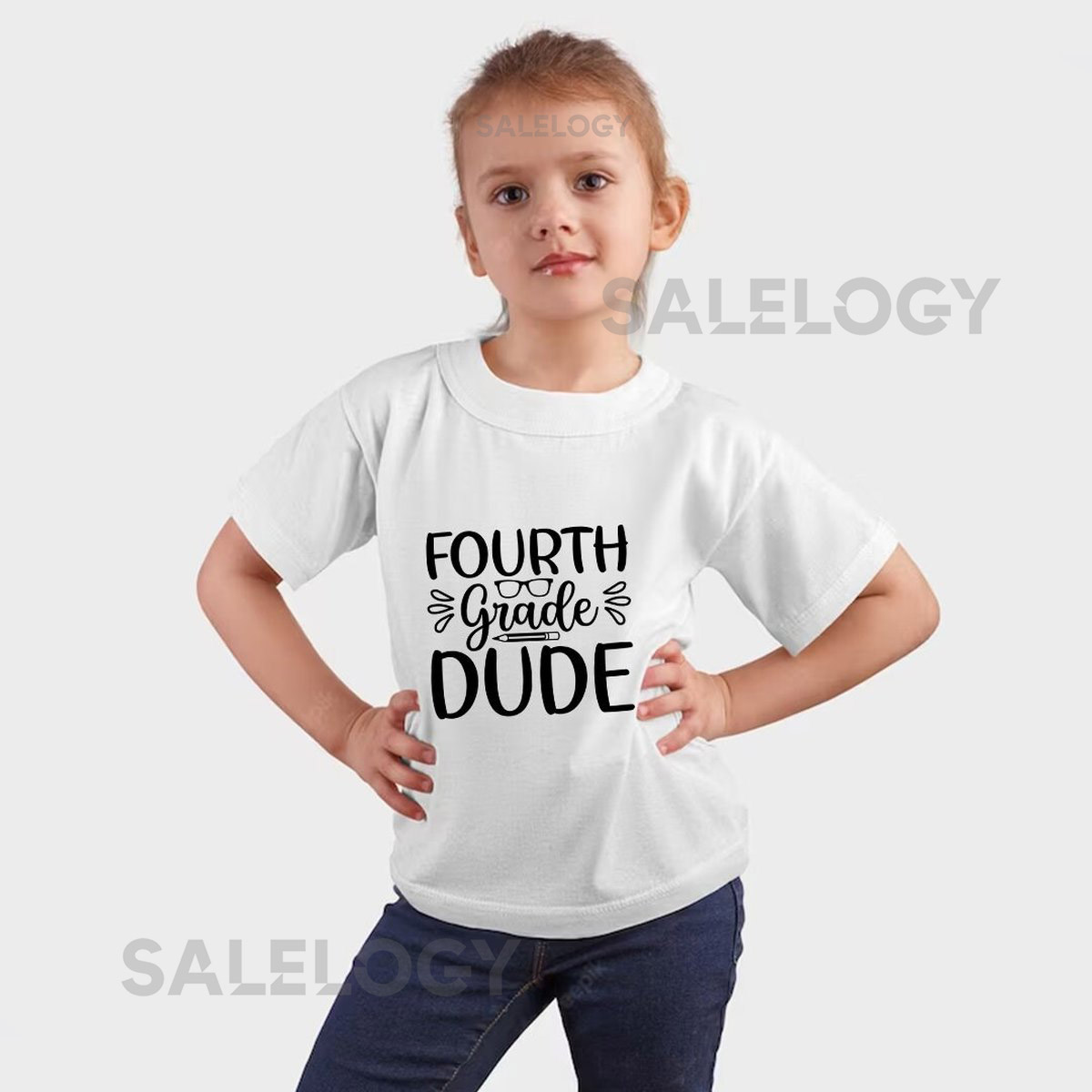 Fourth Grade Dude T-Shirt - Customized Graphic Unisex Tee - Flying Colors - School Journey- Academic Success -Resilience determination_340